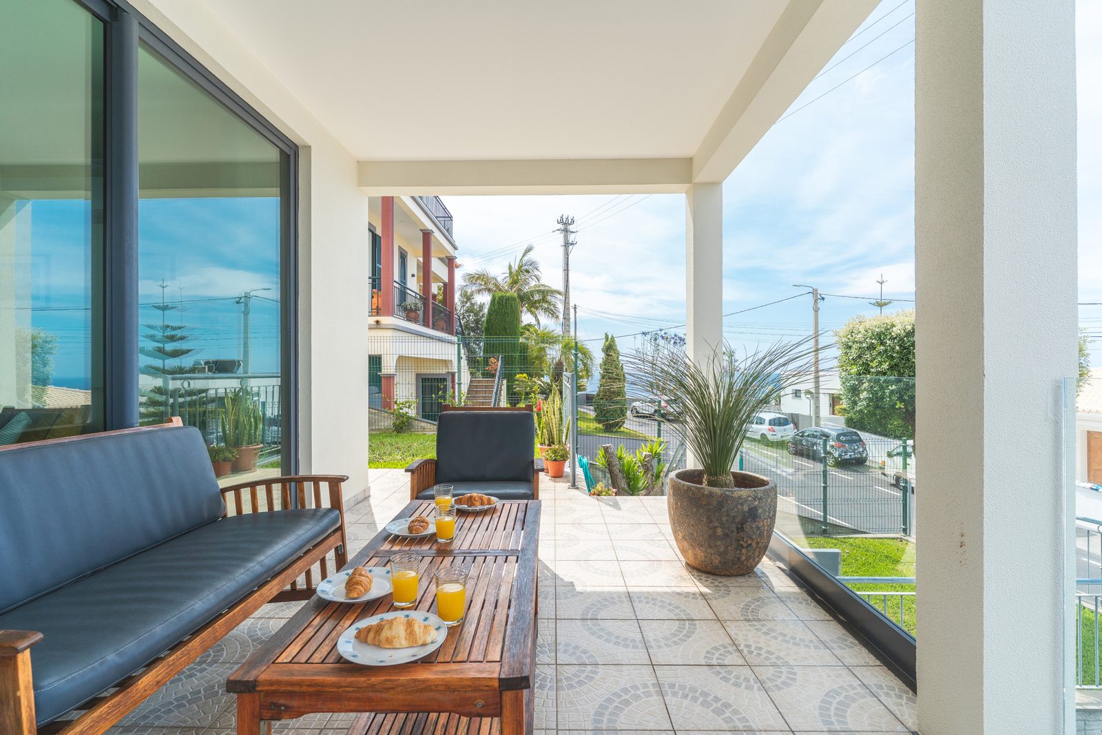 Lounge and relaxation area — Casa Saudade, Madeira